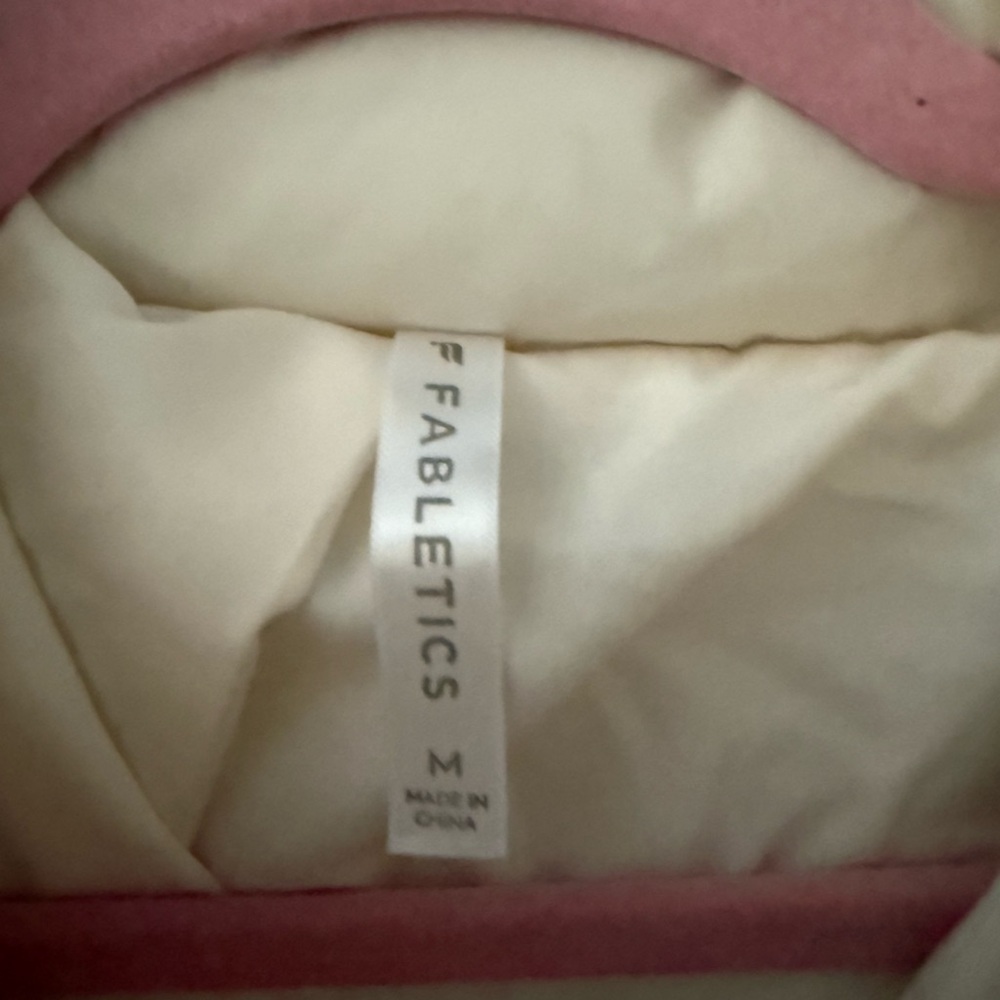 Fabletics Off-White Puffer Jacket - image 2